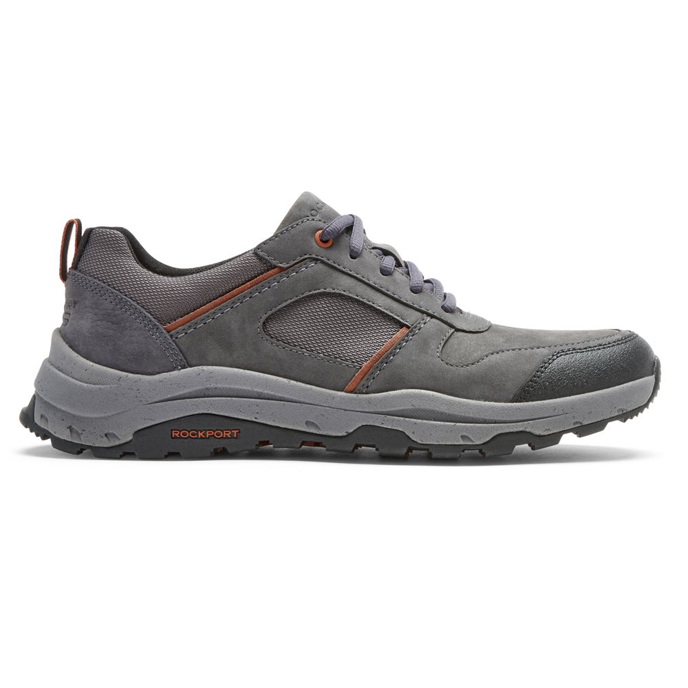 Sapatilhas Homem Rockport Xcs Pathway Waterproof Ubal Trekker Cinzentas,Portugal IQKCZ-4039